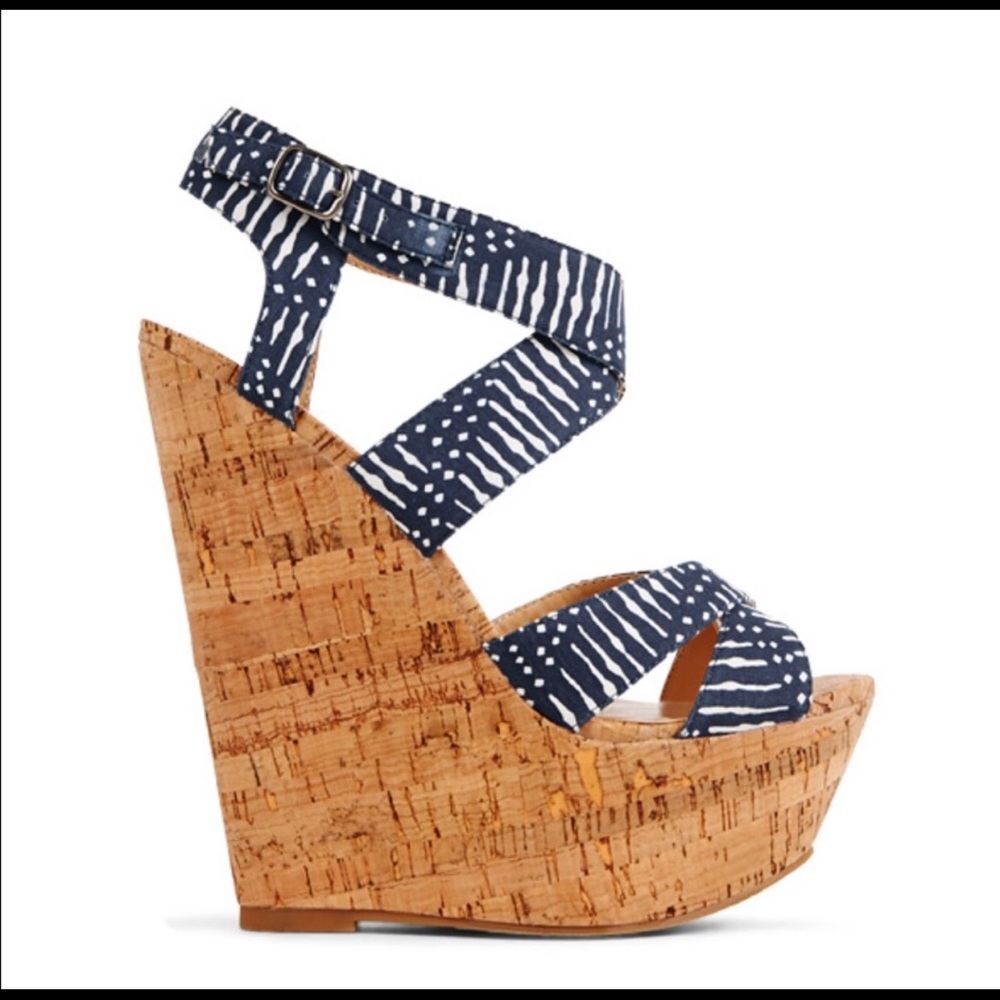 “Not Rated” Wedged platform heels